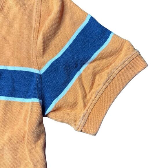 Vintage Tommy Hilfiger V Neck Orange Short Sleeve Knit T Shirt Mens XL 2004 Y2K - Picture 3 of 10